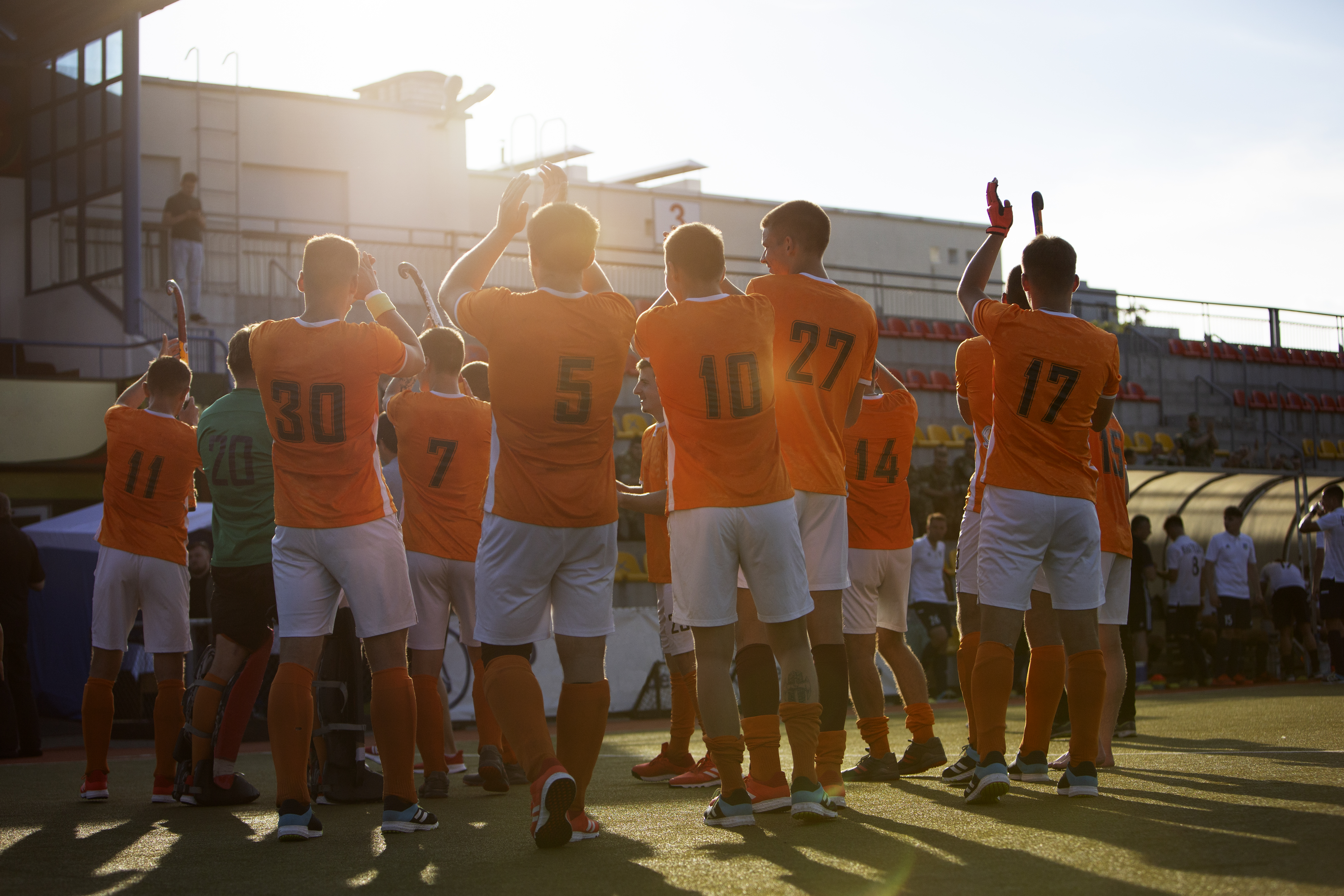 Noor FC team celebrating